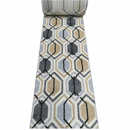 Traverse covoare - Traversa Carvino, 80 x 100 Crem/Gri Deschis 1832A