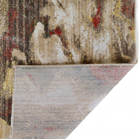 Traversa covor multicolora Rakkas,  0628A Bej/Bej Inchis/Galben/Verde/Rosu/Albastru [4]