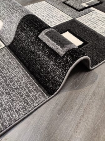 Traversa Jeyda, 60 x 200 Geometric Gri Inchis/Deschis F0215 [2]