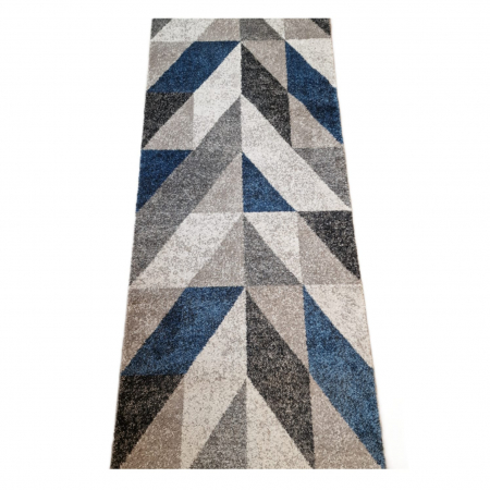 Traverse - Traversa Lux Regula, 80 x 350 Albastru/Maro 3883B