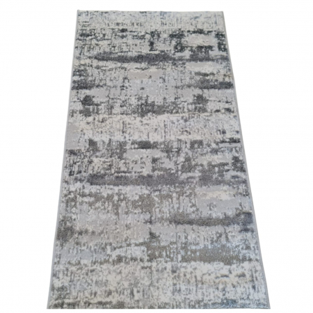 Traverse - Traversa moderna River, model abstract , 0054A Gri Gri deschis , Grosime 6 mm, Living, Dormitor, Hol