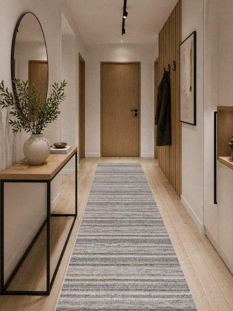 Traverse covoare - Traversa , Gri Inchis – Model Sydney – Disponibilă în mai multe dimensiuni