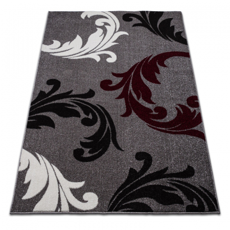 Traverse covoare - Traversa Prato, 60 x 100 Gri Inchis/Rosu 30484 0265