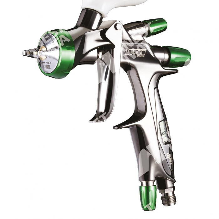 Pistol de vopsit auto profesional LS-400SR2 Base Digital Pininfarina Anest Iwata cu manometru digital [4]