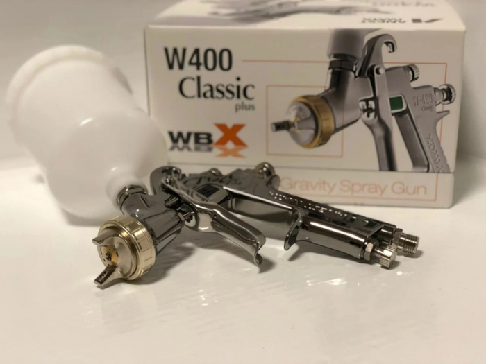 Pistol de vopsit original W-400 WBX Anest Iwata, duză striată Ø 1.3 mm [2]