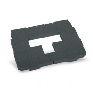 TANOS Systainer cutii organizatoare                                 pentru depozitare si transport - Baza personalizabila din spuma, 25 mm, neteda - 80101005 pentru Systainer