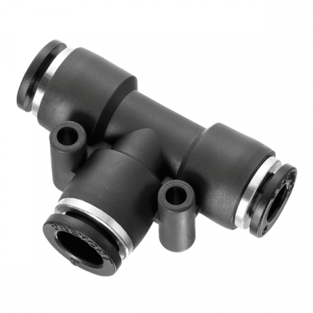 Cuple rapide pneumatice profesionale - Cupla cu autoblocare, T egal