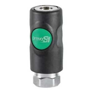 Cuple rapide pneumatice profesionale - Cupla rapida pneumatica profesionala Prevo S1 INOX - safety one push button