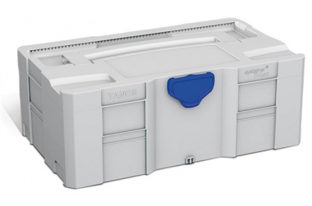 Cutii organizatoare pentru depozitare si transport - TANOS Systainer - Cutie organizator TANOS Systainer MIDI T-Loc Il, gri deschis
