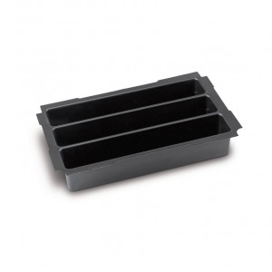 Cutii organizatoare pentru depozitare si transport - TANOS Systainer - Insertie cu 3 diviziuni - 80101378 Pentru Mini-Systainer® T-Loc I