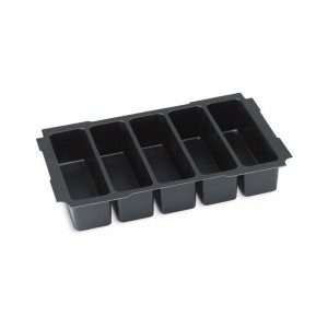Cutii organizatoare pentru depozitare si transport - TANOS Systainer - Insertie cu 5 diviziuni - 80101379 Pentru Mini-Systainer® T-Loc I