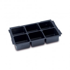 Cutii organizatoare pentru depozitare si transport - TANOS Systainer - Insertie cu 6 diviziuni - 80101380 Pentru Mini-Systainer® T-Loc I
