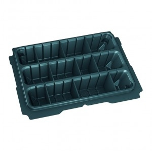 Cutii organizatoare pentru depozitare si transport - TANOS Systainer - Insertie pentru piese mici, 3 compartimente (vario 3) - 80500036