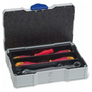 Cutii organizatoare pentru depozitare si transport - TANOS Systainer - Mini-Systainer® T-Loc I pentru piese mici, 3 compartimente - 80590504