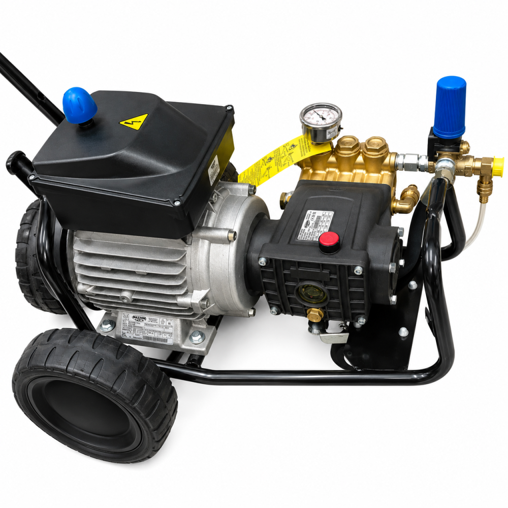 Aparat de spălat cu presiune MAZZONI KC 4005 – 200 bari presiune de lucru | Motor 5.5 kW  380 V Debit 15 l/min DOZATOR SPUMA FRISCA BONUS [3]