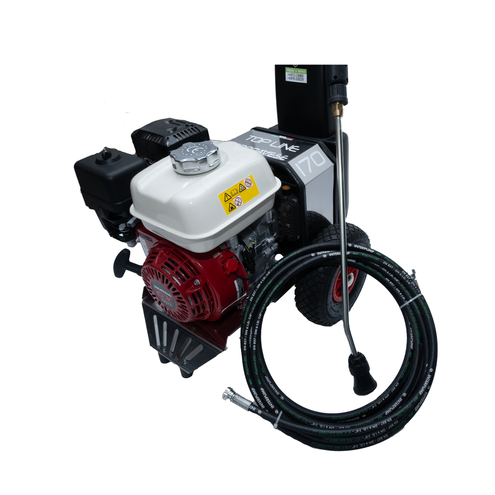Aparat de Spălat cu Presiune Profesional Idropavese Top Line cu Motor Termic Benzină Honda GX200 – 170 Bar [4]