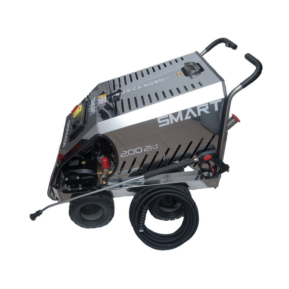 Aparat Presiune Profesional cu Apă Caldă Idropavese Smart Inox 200 Bar 21L/min 380V [3]