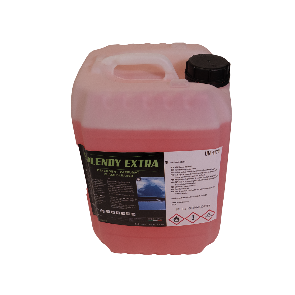 Detergent  pentru Geamuri și Oglinzi  profesional Cossem SPLENDY EXTRA, 10 kg – Parfumat [2]
