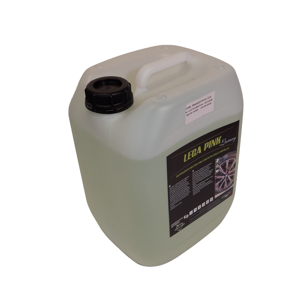 Decontaminant Caroserie și Jante cu Efect Mov – Profesional Cossem LEGA PINK, 10 kg – Detergent Neutru pentru Curățarea Jantelor din Aluminiu, Inox și Alte Suprafețe Metalice, Ideal pentru Decontamina [2]