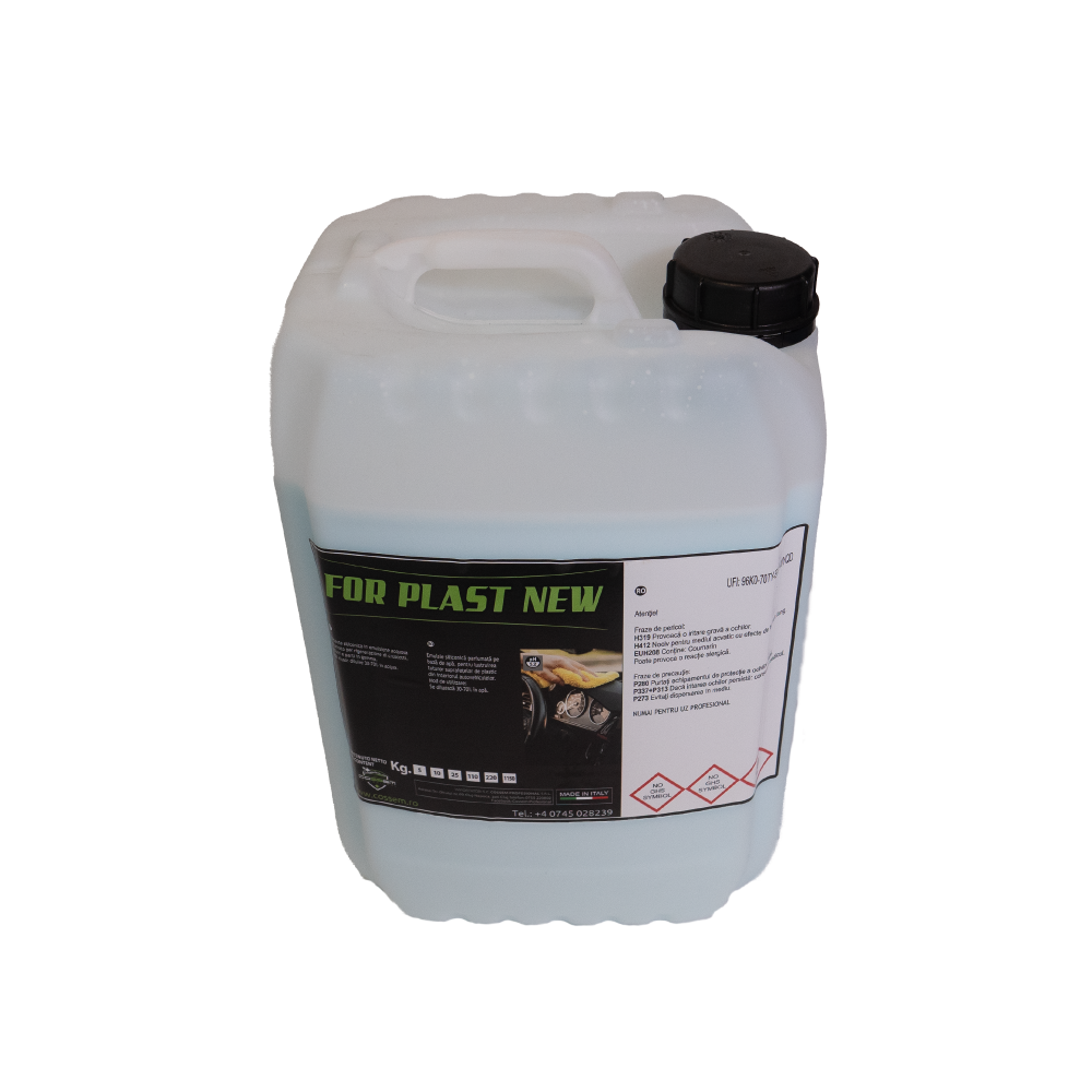 Dressing Siliconic Profesional Cossem FOR PLAST NEW 10 KG - Emulsie Siliconică Parfumată pentru Plastic [2]