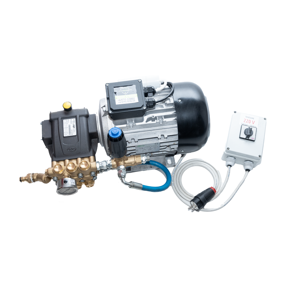 Kit aparat de spălat cu presiune profesional monofazic 150 bar 10 litri/minut debit [2]