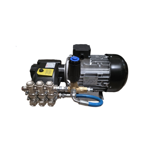 Aparate de spălat cu presiune - Ansamblu Motor Trifazic RAVEL 5.5 kW + Pompa HAWK NMT1520 + Supapă By-Pass VRT3 Pulsar 3 – Sistem Spălare cu Presiune 200 Bar Self-Service