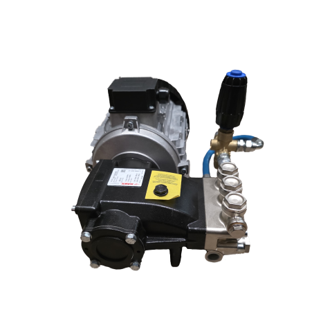 Ansamblu Motor Trifazic RAVEL 5.5 kW + Pompa HAWK NMT1520 + Supapă By-Pass VRT3 Pulsar 3 – Sistem Spălare cu Presiune 200 Bar Self-Service [1]