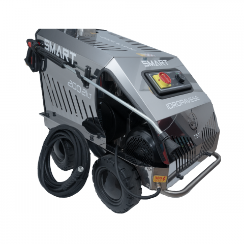 Aparat Presiune Profesional cu Apă Caldă Idropavese Smart Inox 200 Bar 21L/min 380V [1]