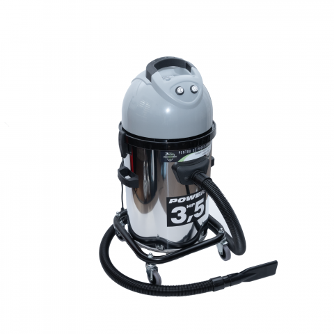 Aspirator industrial Tron Umed/Uscat cu 2 motoare – 3.5 HP, 50L, inox – Fabricat în Italia [1]