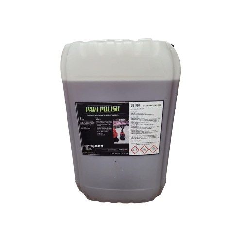 Echipamente de spălare pentru sectorul alimentar, ferme și abatoare. - Detergent alcalin pentru pardoseli PAVI POLISH 25KG – destinat utilizării cu aparate automate sau semiautomate de curățat pardoseli