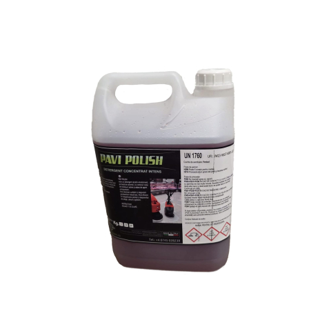 Echipamente de spălare pentru sectorul alimentar, ferme și abatoare. - Detergent alcalin pentru pardoseli PAVI POLISH 5KG – destinat utilizării cu aparate automate sau semiautomate de curățat pardoseli