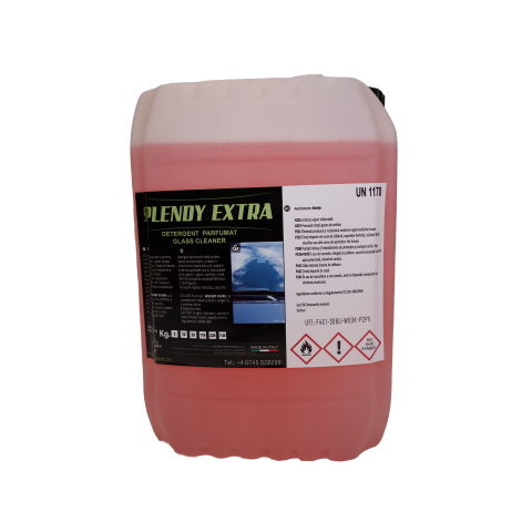 Detergenți Auto - Detergent  pentru Geamuri și Oglinzi  profesional Cossem SPLENDY EXTRA, 10 kg – Parfumat