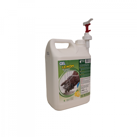 Gel Curățare Mâini LEMON 5000 ml – Parfumat, PH Neutru, cu Granule Sintetice Avansate pentru Curățarea Mâinilor de Uleiuri și Mizerii [1]