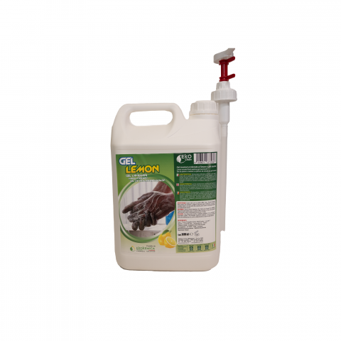 Altele - Gel Curățare Mâini LEMON 5000 ml – Parfumat, PH Neutru, cu Granule Sintetice Avansate pentru Curățarea Mâinilor de Uleiuri și Mizerii