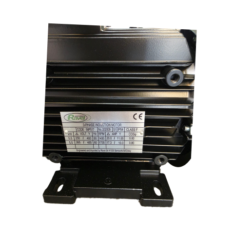 Motor Trifazic RAVEL 5.5 KW 1400 RPM pentru Pompa de Spălătorie 380V [1]