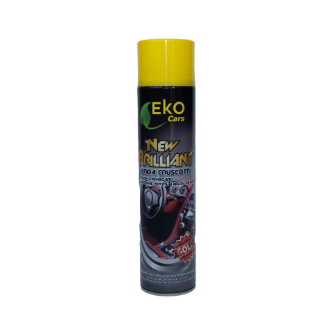 Linia Profesional Spray - NEW BRILLIANT LEMON 600 ML COSSEM PROFESSIONAL – Aerosol Spray Siliconic pentru Lustruirea și Revigorarea Suprafațelor Auto