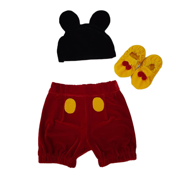 Costum botez Mickey Mouse 0-12 luni [2]