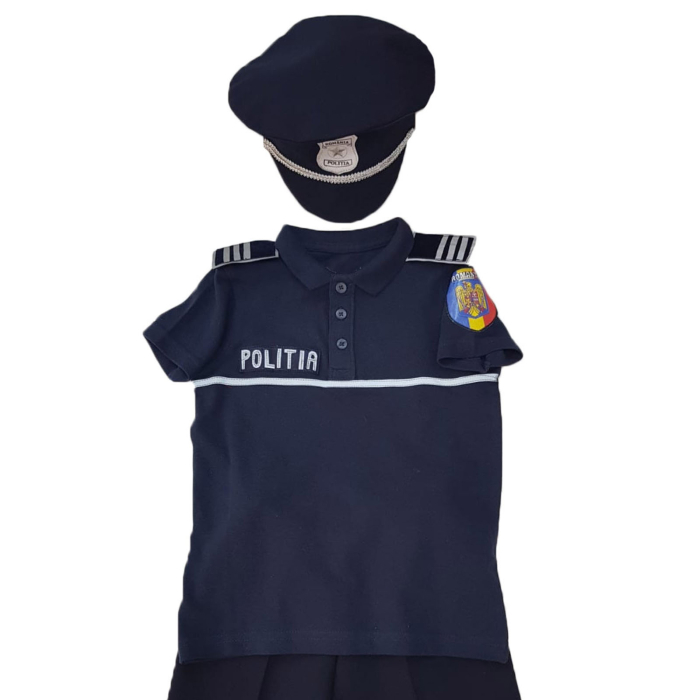Costum Politist tricou bleumarin [3]