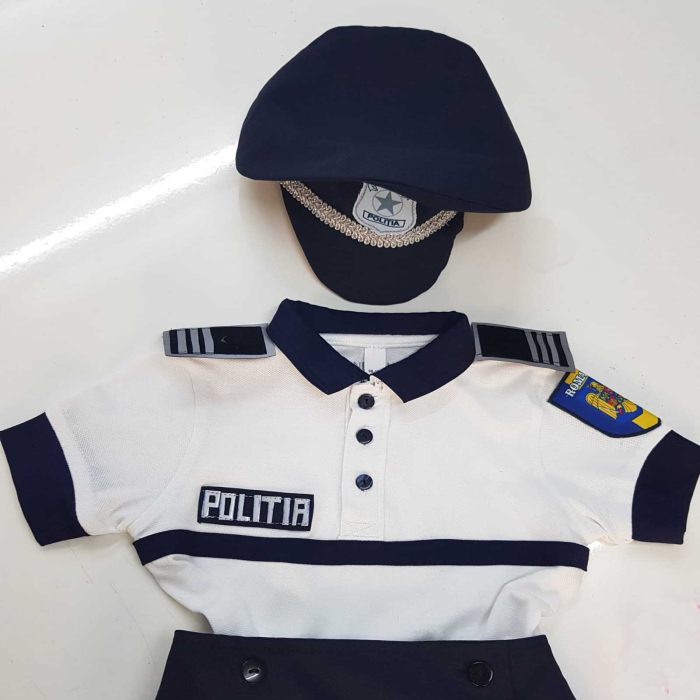 Costum politista cu tricou alb [2]