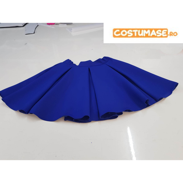 Fusta uniforma albastra cute duble [3]