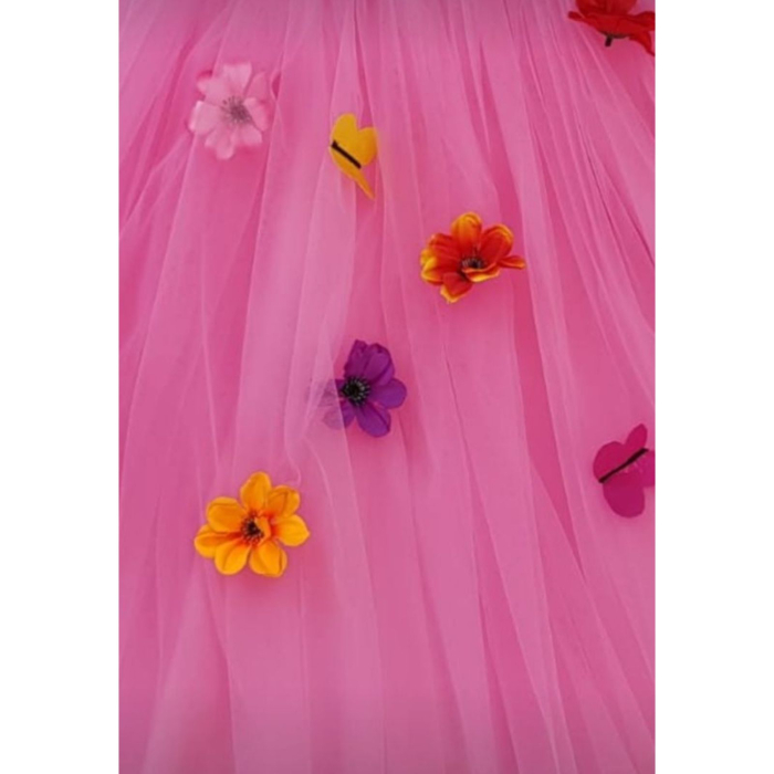 Printesa Roz cu flori si fluturasi [3]