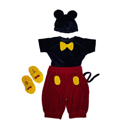 Botez / Aniversare - Costum botez Mickey Mouse 0-12 luni