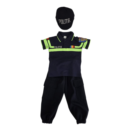Baieti - Costum Politist interventie - bleumarin