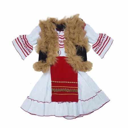 Serbare - Costum popular fete cu bundita