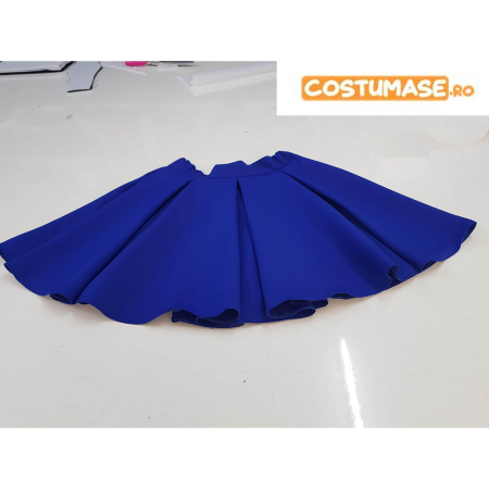 Fusta uniforma albastra cute duble [2]