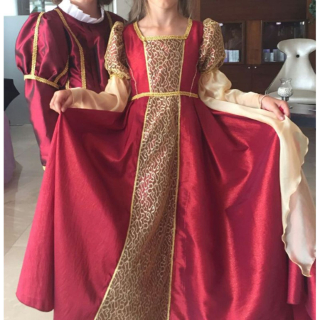 Istorice / Epoca - Rochita medievala fete Julieta (Romeo si Julieta)