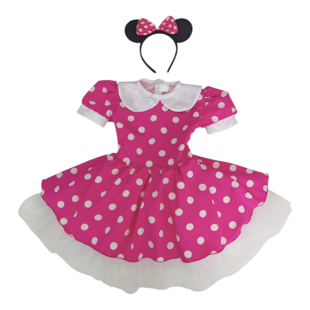 Serbare - Rochita Minnie Mouse All Pink