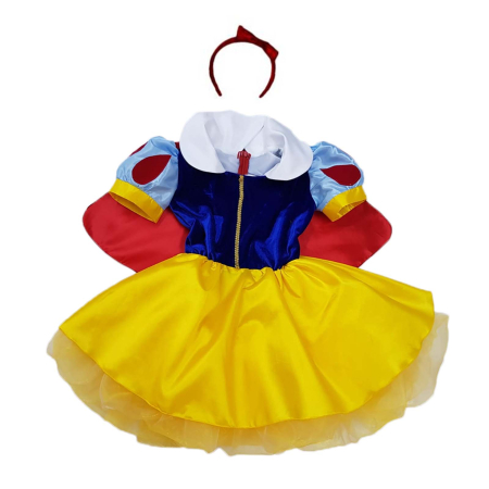 Printese - Rochita scurta Alba ca Zapada