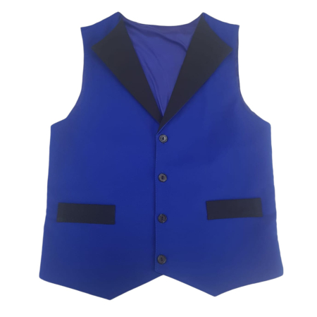 Uniforme - Vesta albastra cu guler
