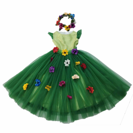 Printese - Zana Primavara cu tull-verde